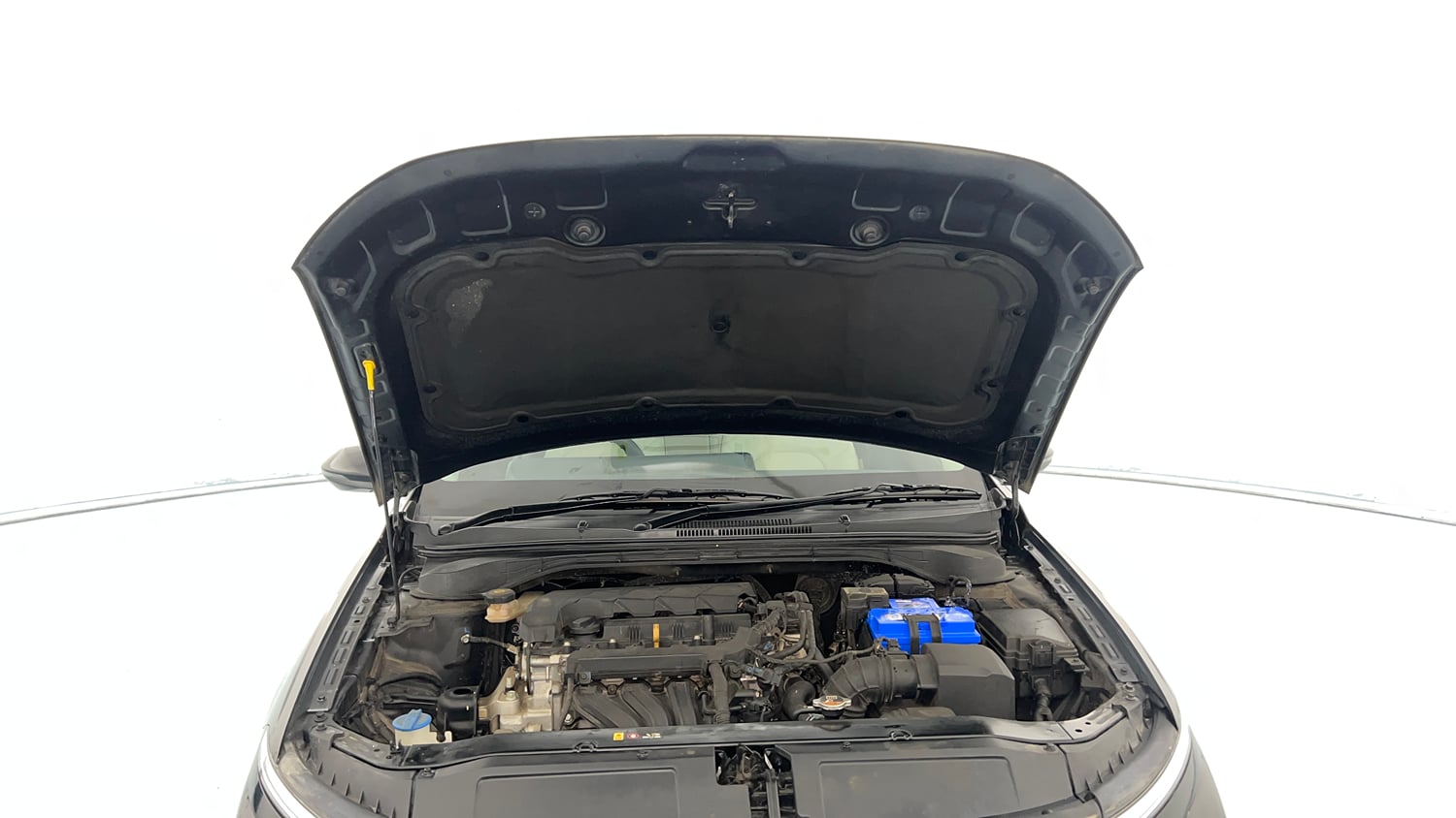 Used 2023 Hyundai Verna SX (O) 1.5 Petrol IVT Petrol Automatic engine ENGINE & BONNET OPEN FRONT VIEW