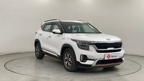 Used 2020 Kia Seltos GTX Plus AT 1.5 Diesel Diesel Automatic exterior RIGHT FRONT CORNER VIEW