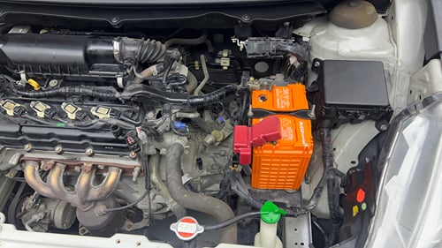 Used 2015 Maruti Suzuki Baleno Delta 1.2 Petrol Manual engine ENGINE LEFT SIDE VIEW
