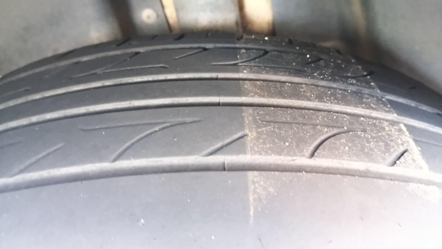 Used 2021 Skoda Kushaq Active 1.0 TSI MT Petrol Manual tyres LEFT REAR TYRE TREAD VIEW