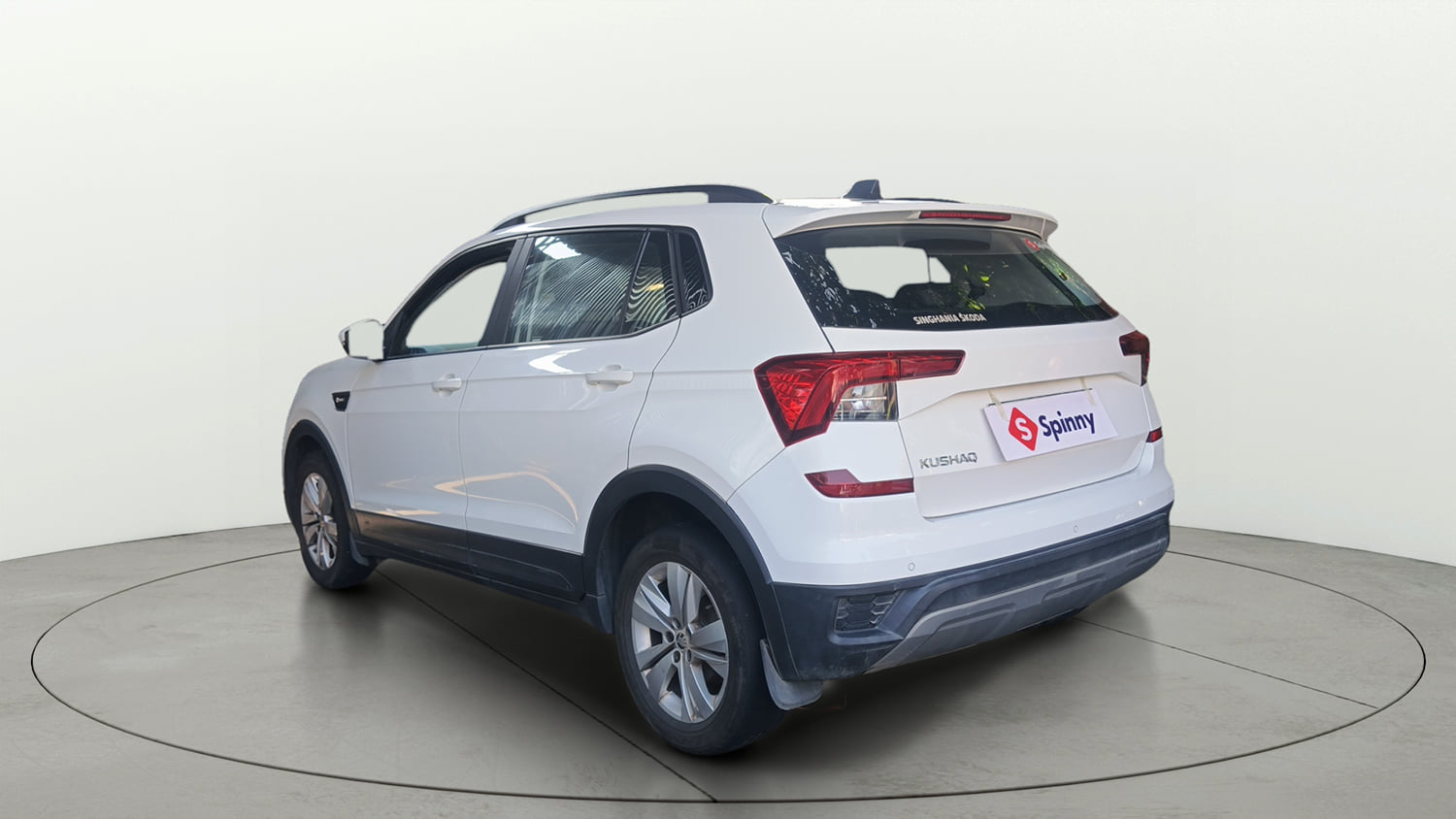 Used 2021 Skoda Kushaq Active 1.0 TSI MT Petrol Manual exterior LEFT REAR CORNER VIEW