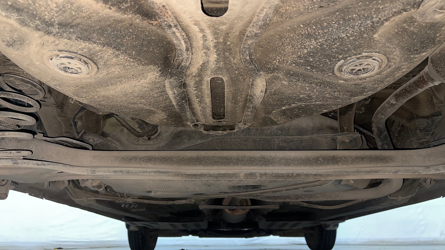 Used 2021 Maruti Suzuki Swift VXi Petrol Manual extra REAR UNDERBODY VIEW (TAKEN FROM REAR)