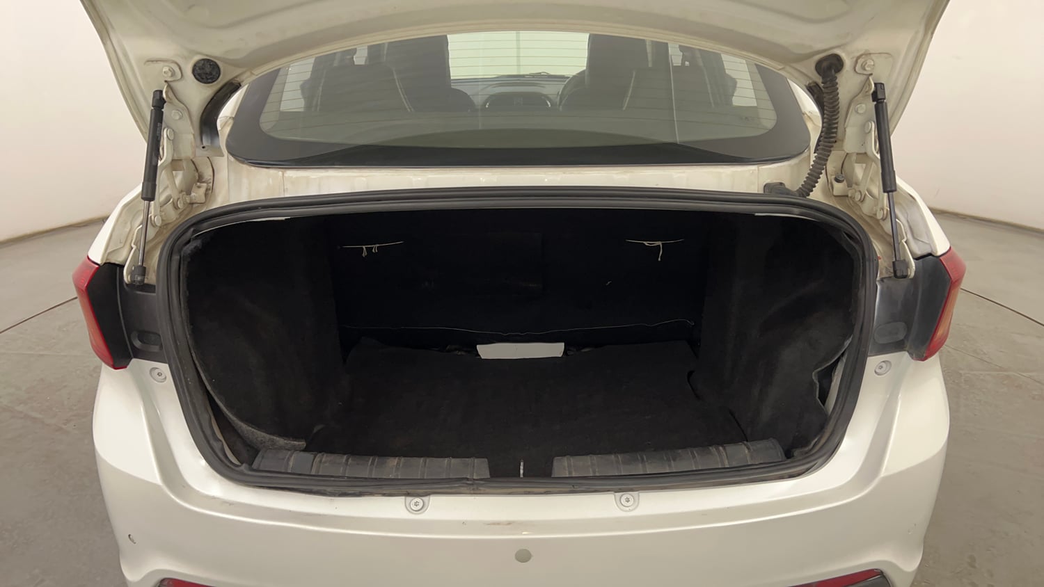 Used 2017 Tata Tigor Revotron XZ Petrol Manual interior DICKY INSIDE VIEW