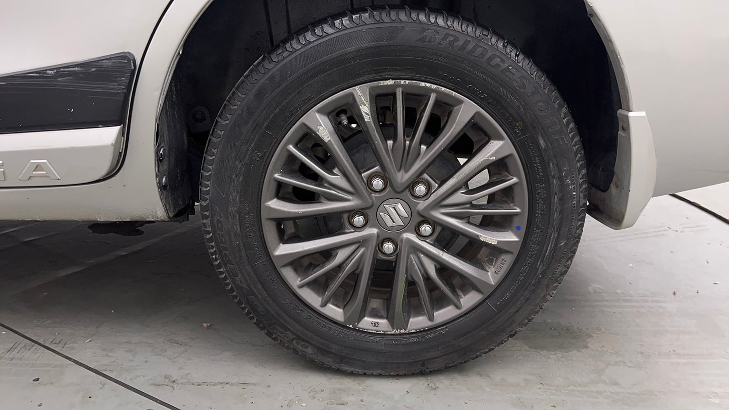 Used 2019 Maruti Suzuki Ertiga ZDi Plus 1.5 Diesel Diesel Manual tyres LEFT REAR TYRE RIM VIEW