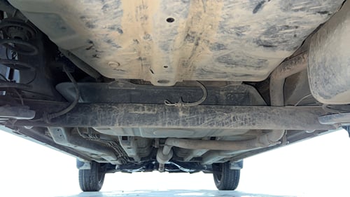Used 2023 Tata Nexon XE Petrol Manual extra REAR UNDERBODY VIEW (TAKEN FROM REAR)