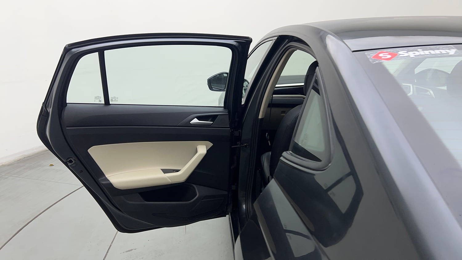 Used 2024 Volkswagen Virtus Highline 1.0 TSI AT Petrol Automatic interior LEFT REAR DOOR OPEN VIEW