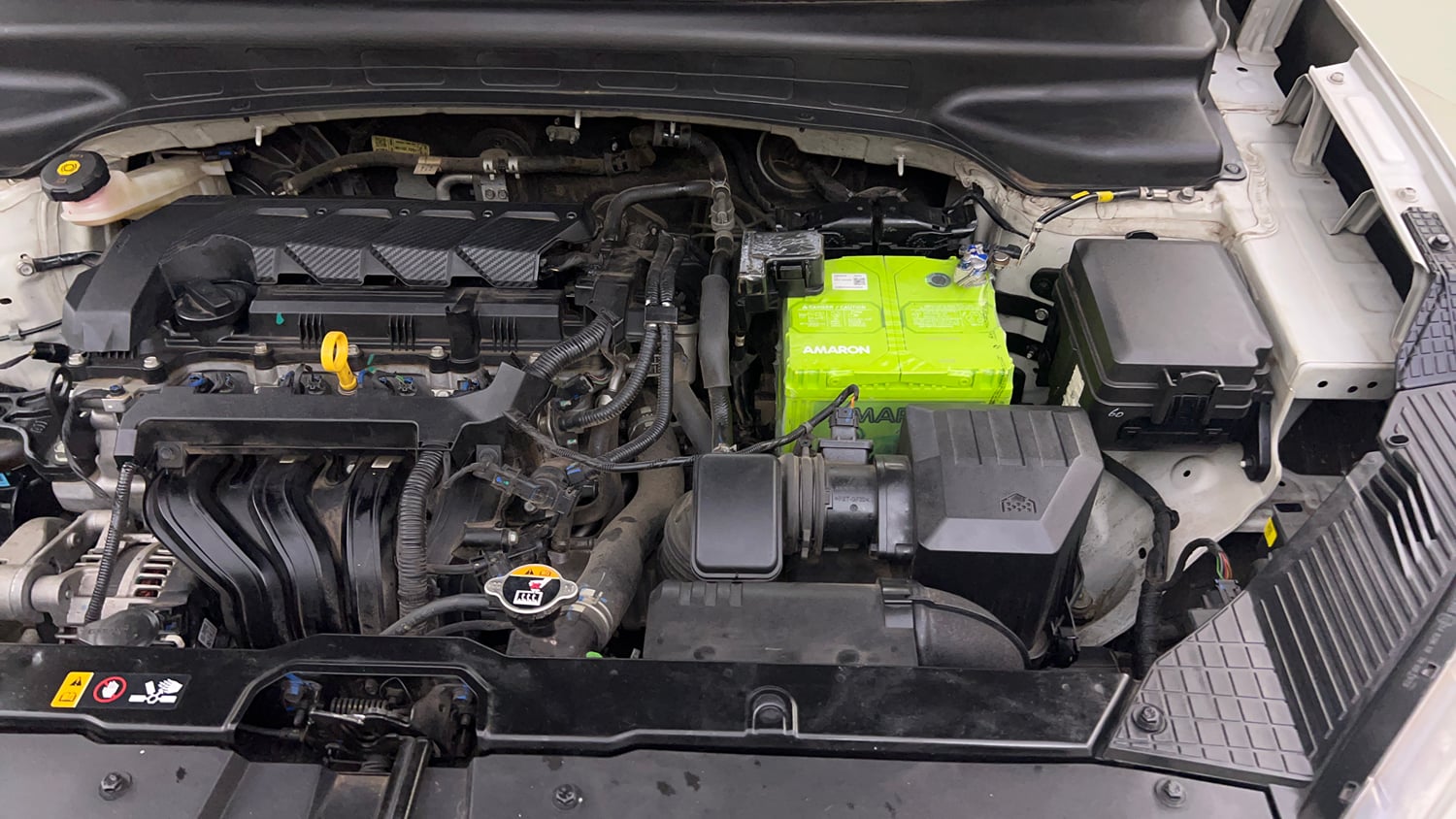 Used 2022 Hyundai Creta SX (O) 1.5 Petrol IVT Knight Petrol Automatic engine ENGINE LEFT SIDE VIEW