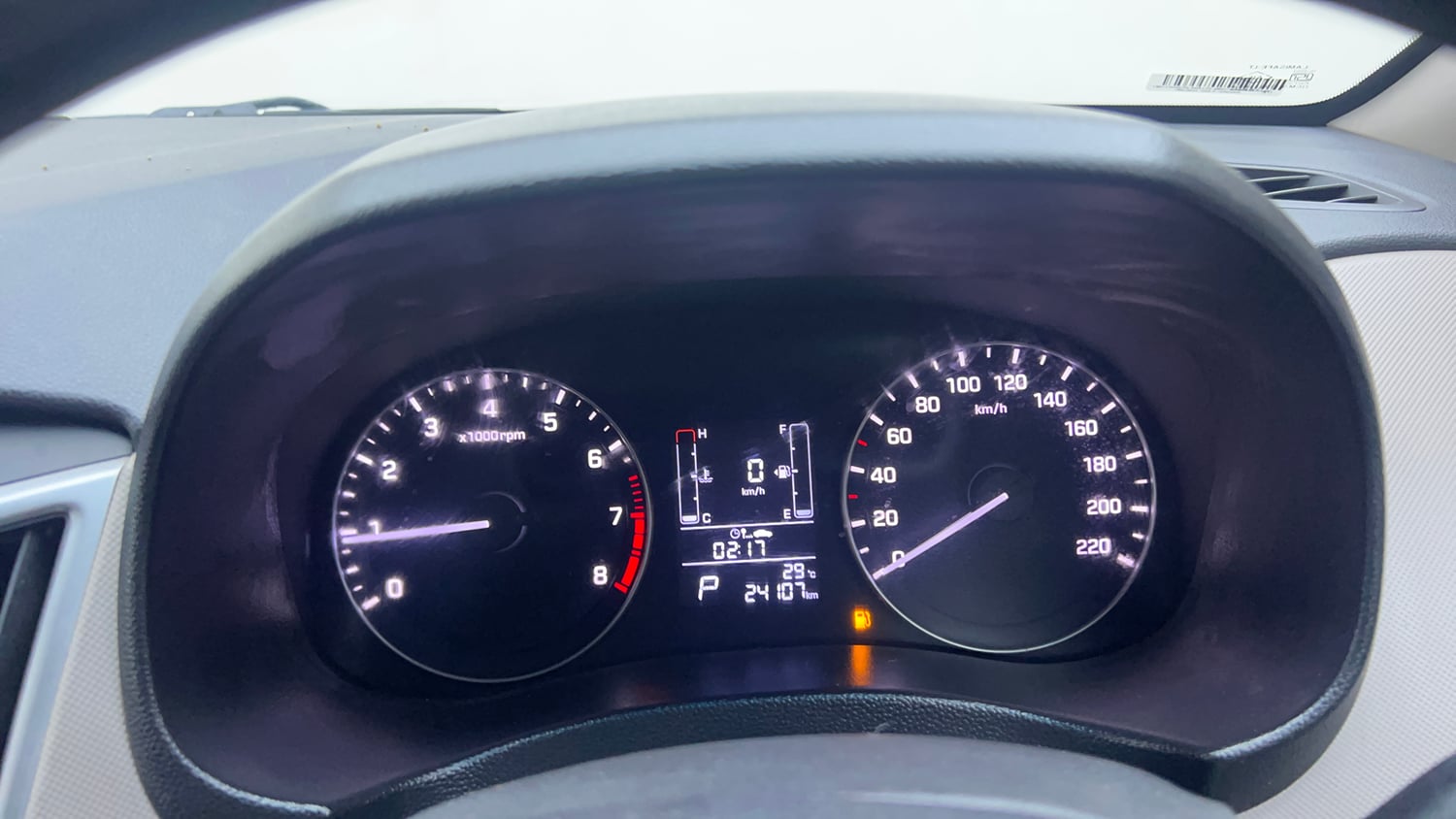 Used 2018 Hyundai Creta SX Plus 1.6 AT Petrol Petrol Automatic interior CLUSTERMETER VIEW