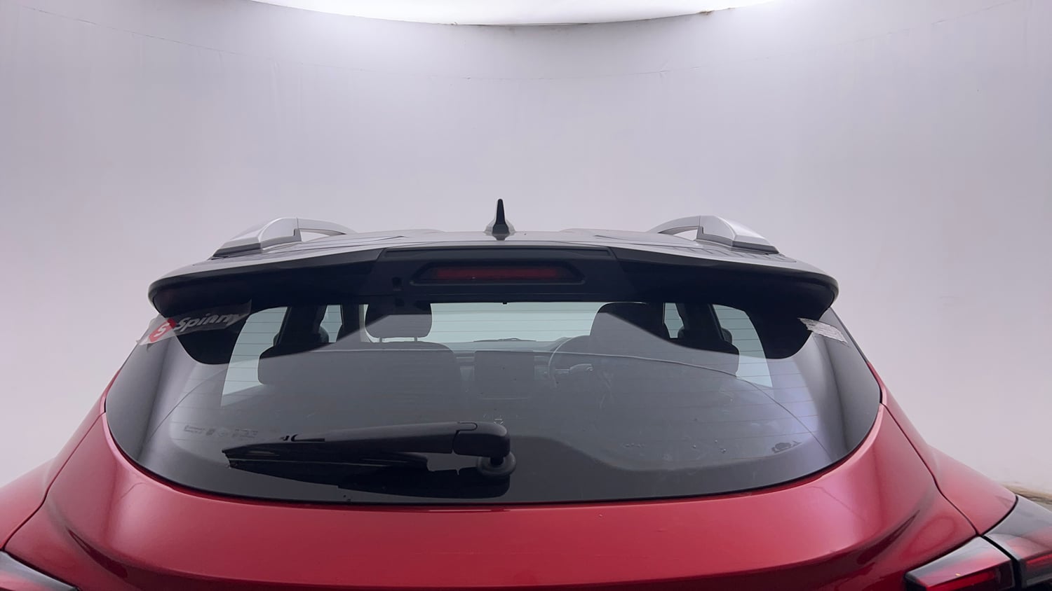 Used 2022 Renault Kiger RXZ Turbo MT Dual Tone Petrol Manual exterior BACK WINDSHIELD VIEW