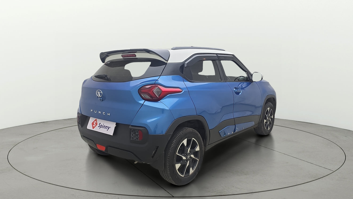 Used 2022 Tata Punch Creative Dual Tone Petrol Manual exterior RIGHT REAR CORNER VIEW