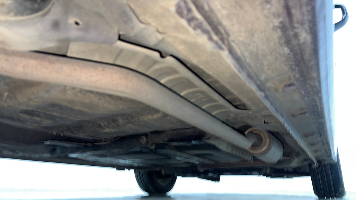 Used 2016 Honda Jazz V AT Petrol Petrol Automatic extra REAR RIGHT UNDERBODY VIEW