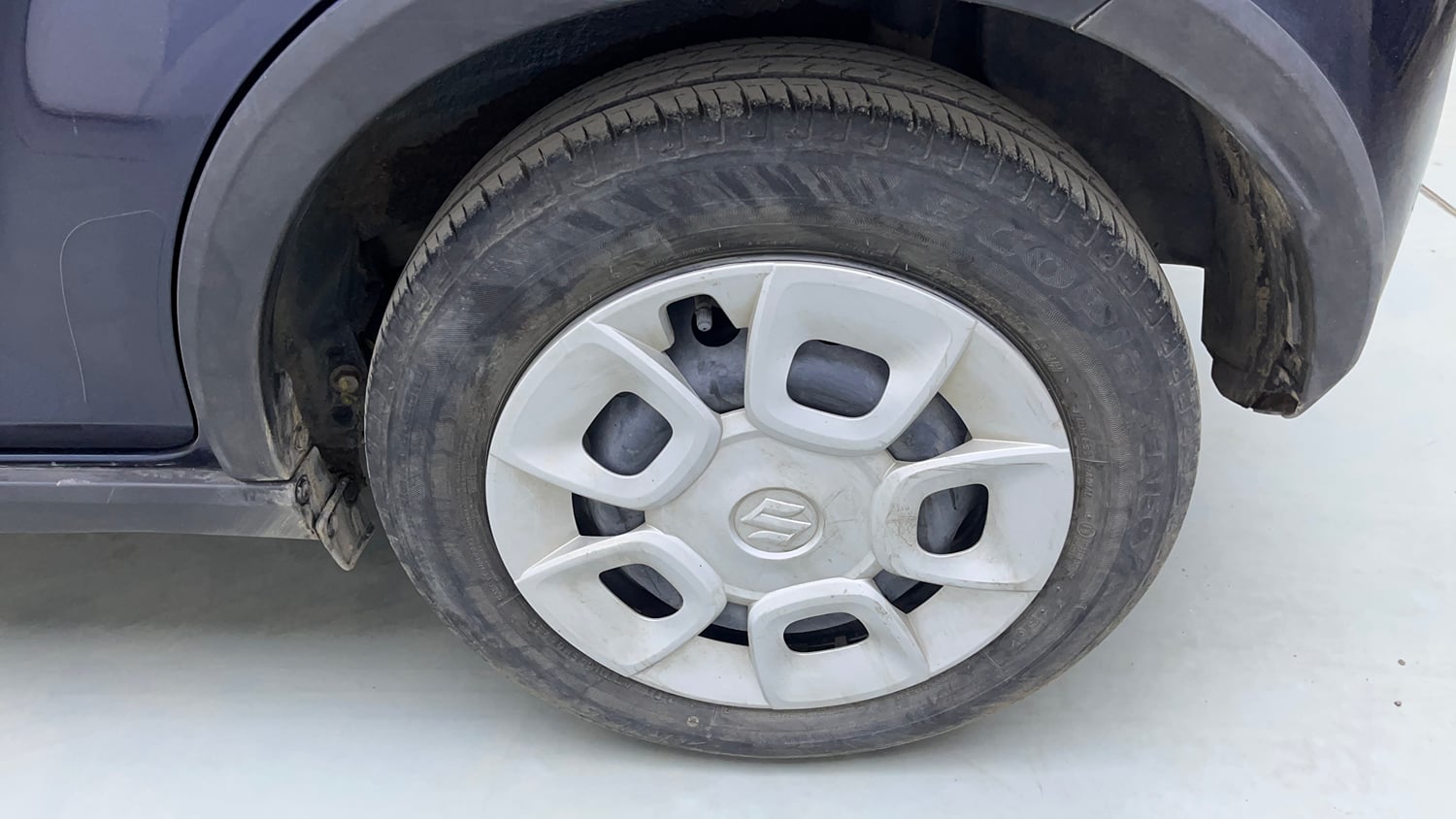 Used 2024 Maruti Suzuki Ignis Delta 1.2 MT Petrol Manual tyres LEFT REAR TYRE RIM VIEW