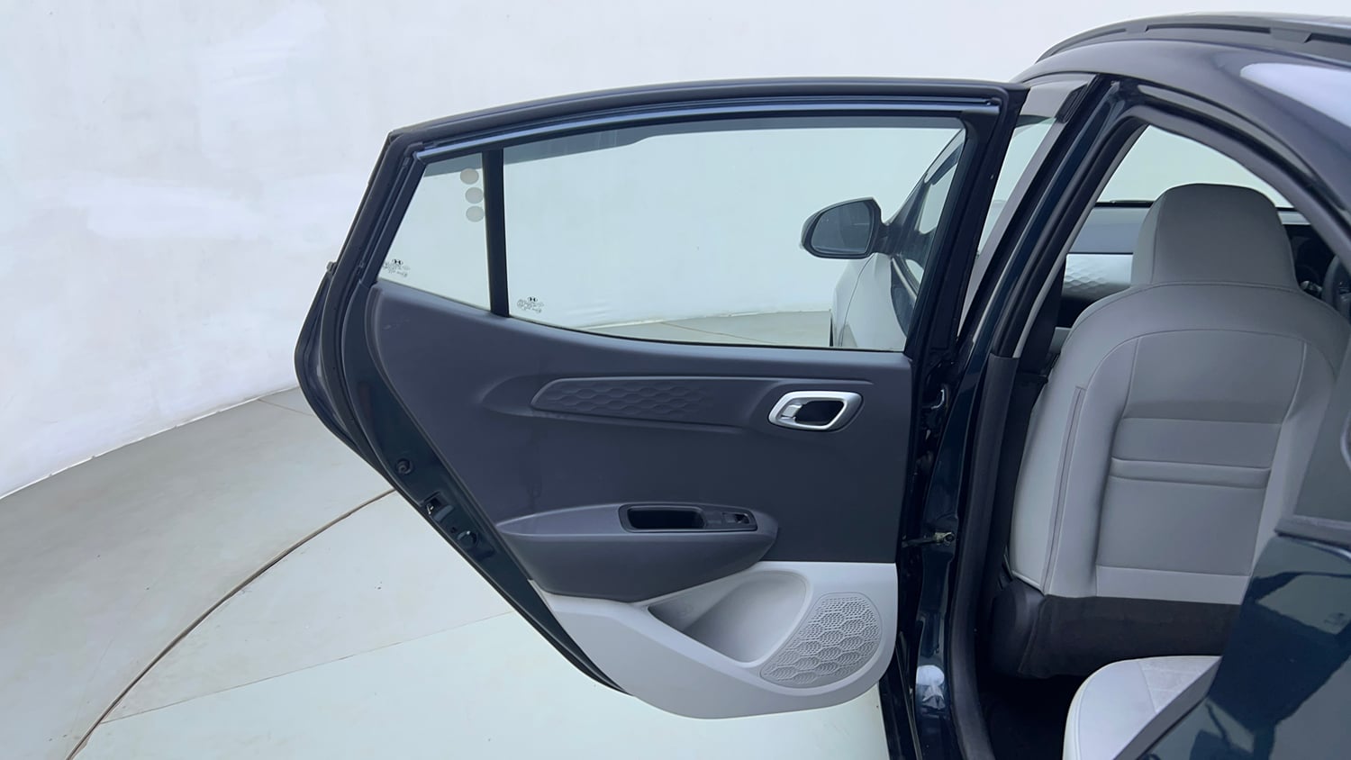 Used 2024 Hyundai Grand i10 Nios Sportz 1.2 Kappa VTVT Petrol Manual interior LEFT REAR DOOR OPEN VIEW
