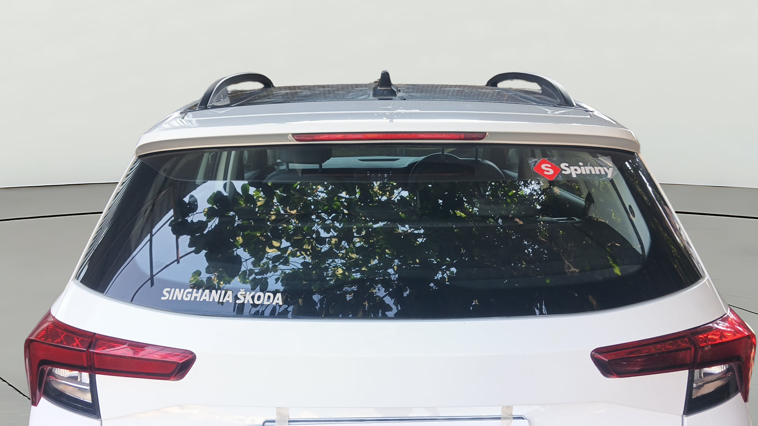 Used 2021 Skoda Kushaq Active 1.0 TSI MT Petrol Manual exterior BACK WINDSHIELD VIEW