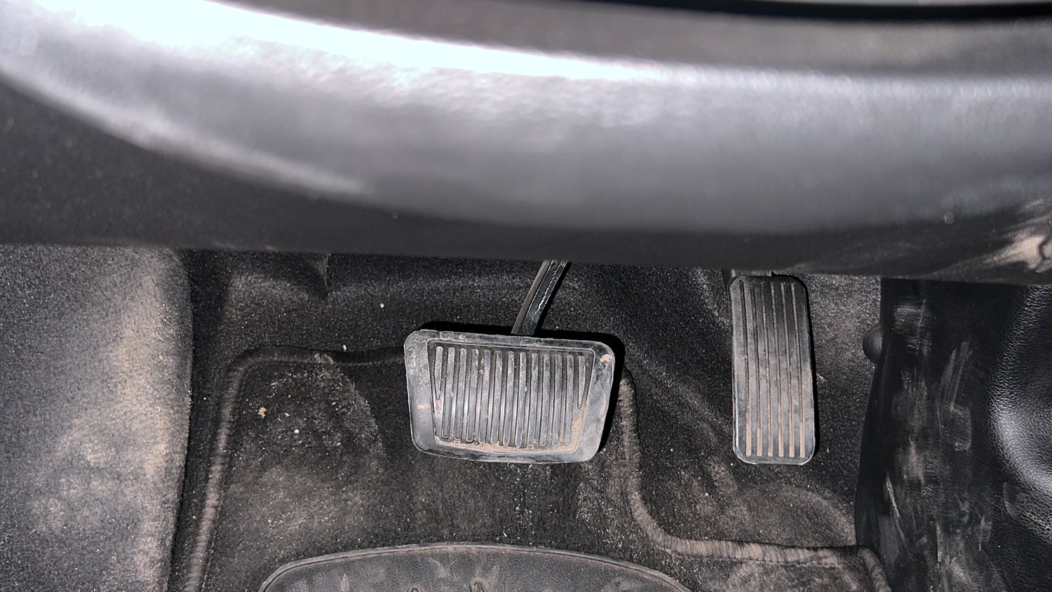 Used 2022 Hyundai Creta SX (O) 1.5 Petrol IVT Knight Petrol Automatic interior PEDALS VIEW