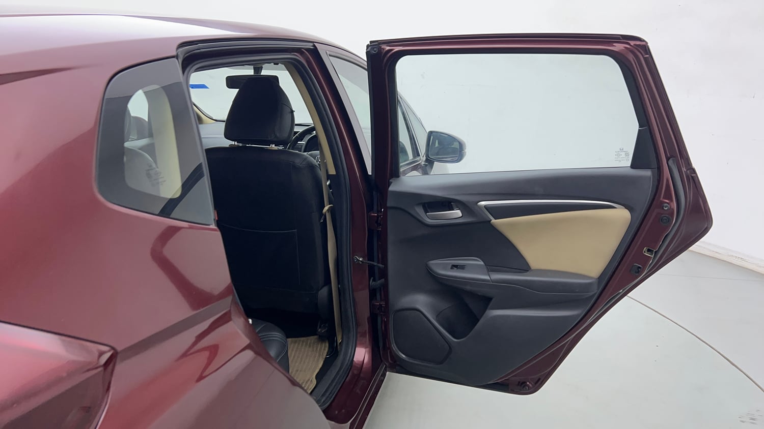Used 2016 Honda Jazz V AT Petrol Petrol Automatic interior RIGHT REAR DOOR OPEN VIEW