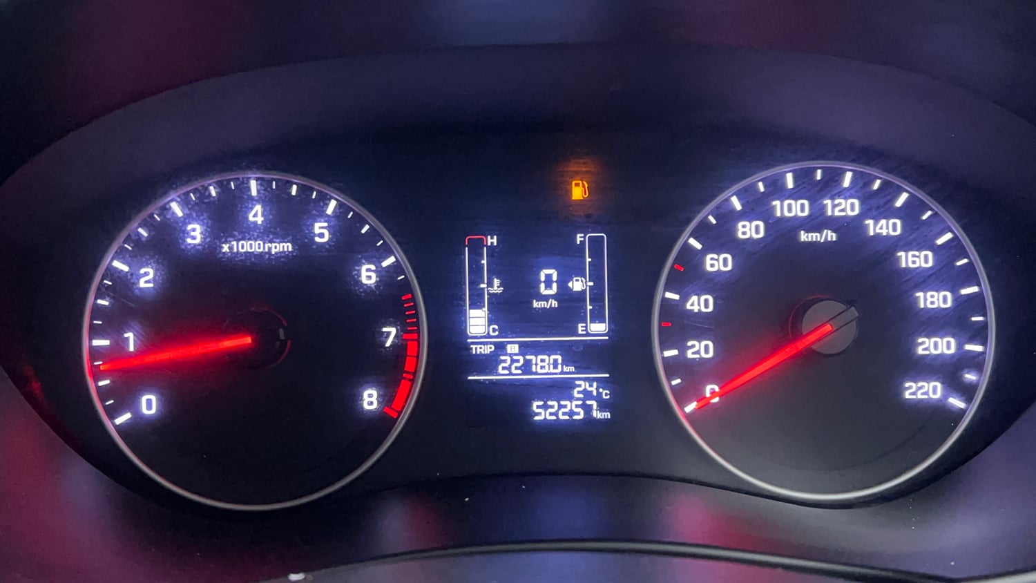 Used 2019 Hyundai Elite i20 Sportz Plus 1.2 Petrol Manual interior CLUSTERMETER VIEW