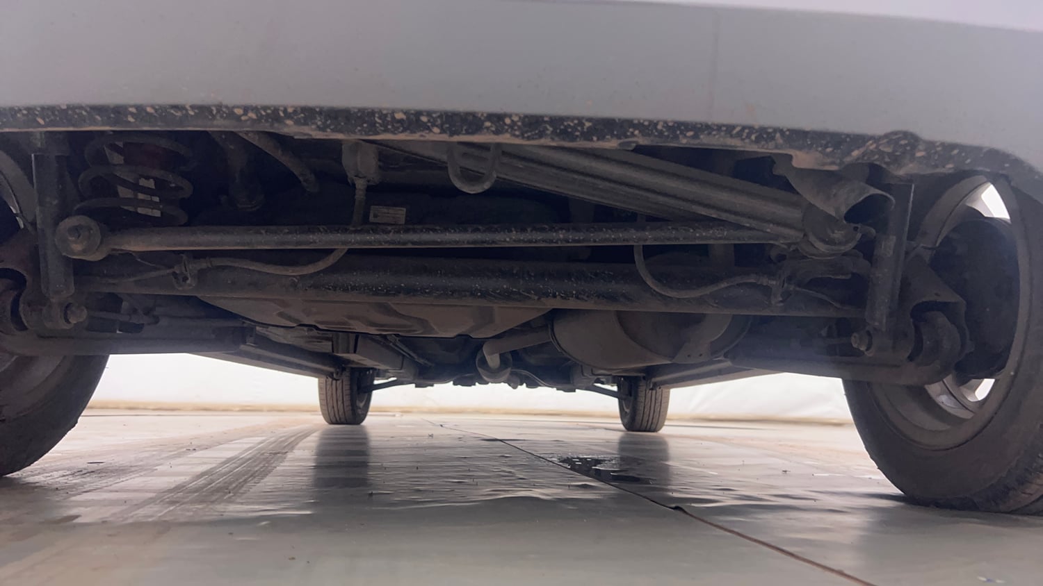 Used 2017 Maruti Suzuki Wagon R VXI+ Petrol Manual extra REAR UNDERBODY VIEW (TAKEN FROM REAR)