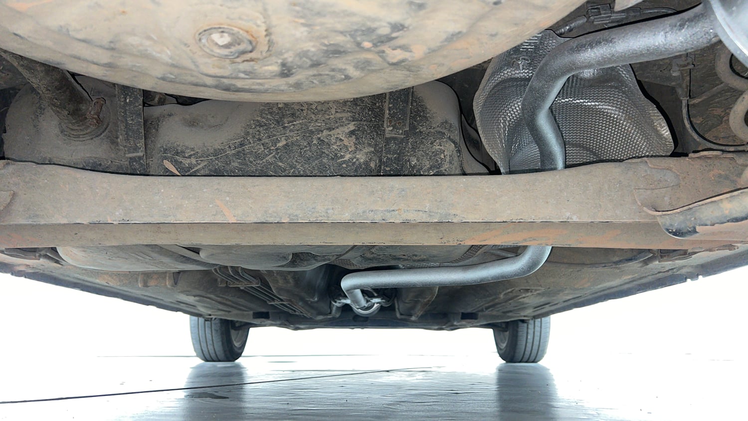 Used 2016 Nissan Micra XL CVT Petrol Automatic extra REAR UNDERBODY VIEW (TAKEN FROM REAR)