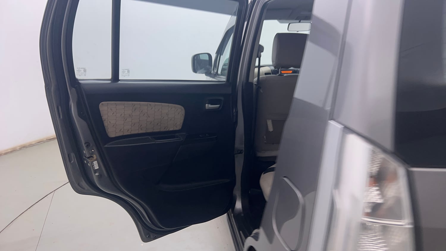 Used 2017 Maruti Suzuki Wagon R VXI+ Petrol Manual interior LEFT REAR DOOR OPEN VIEW