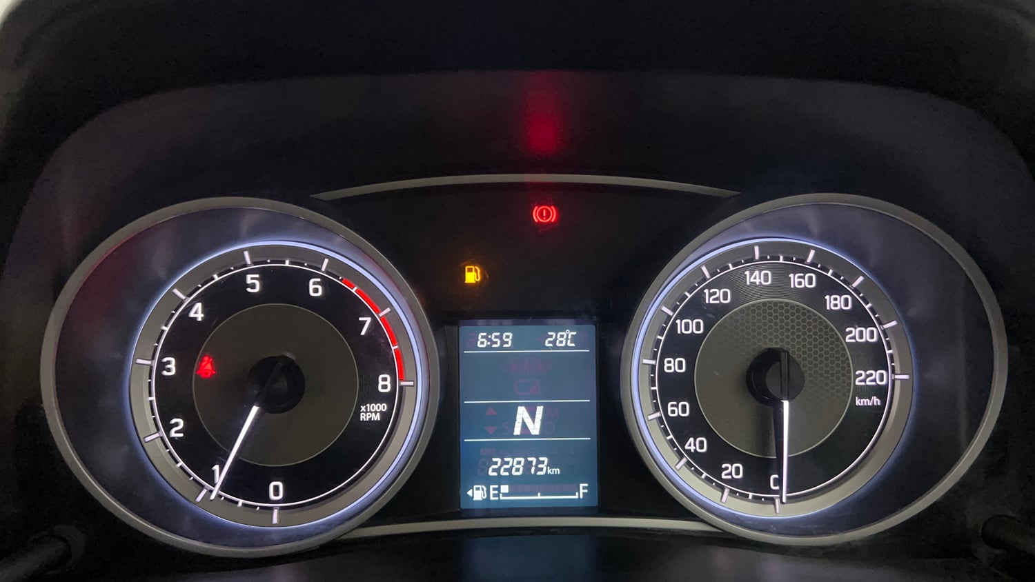 Used 2021 Maruti Suzuki Dzire ZXi AGS Petrol Automatic interior CLUSTERMETER VIEW