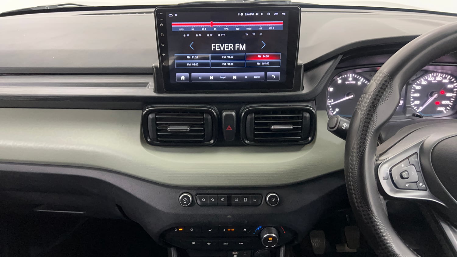 Used 2023 Tata Punch Adventure MT Petrol Manual interior MUSIC SYSTEM & AC CONTROL VIEW