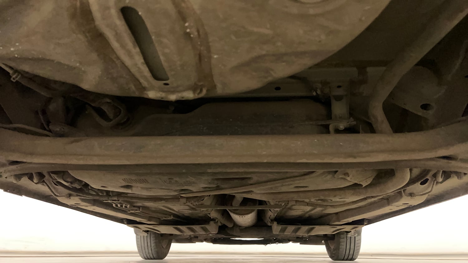 Used 2021 Maruti Suzuki Dzire ZXi AGS Petrol Automatic extra REAR UNDERBODY VIEW (TAKEN FROM REAR)