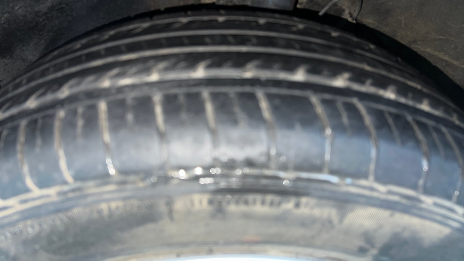 Used 2022 Hyundai Venue S 1.2 Petrol Petrol Manual tyres LEFT FRONT TYRE TREAD VIEW