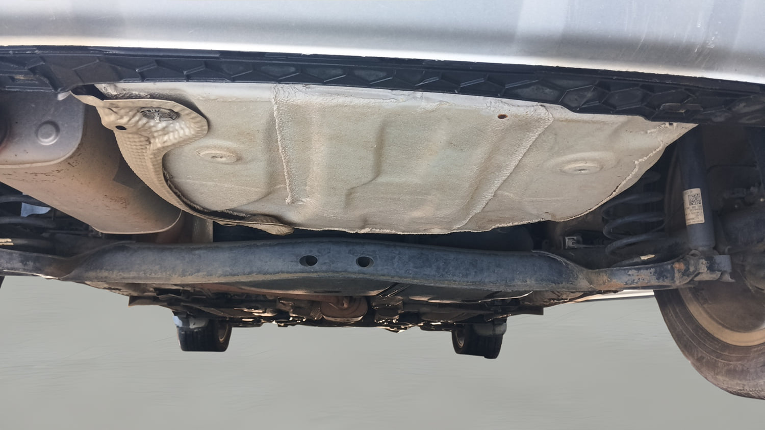 Used 2021 Skoda Kushaq Active 1.0 TSI MT Petrol Manual extra REAR RIGHT UNDERBODY VIEW