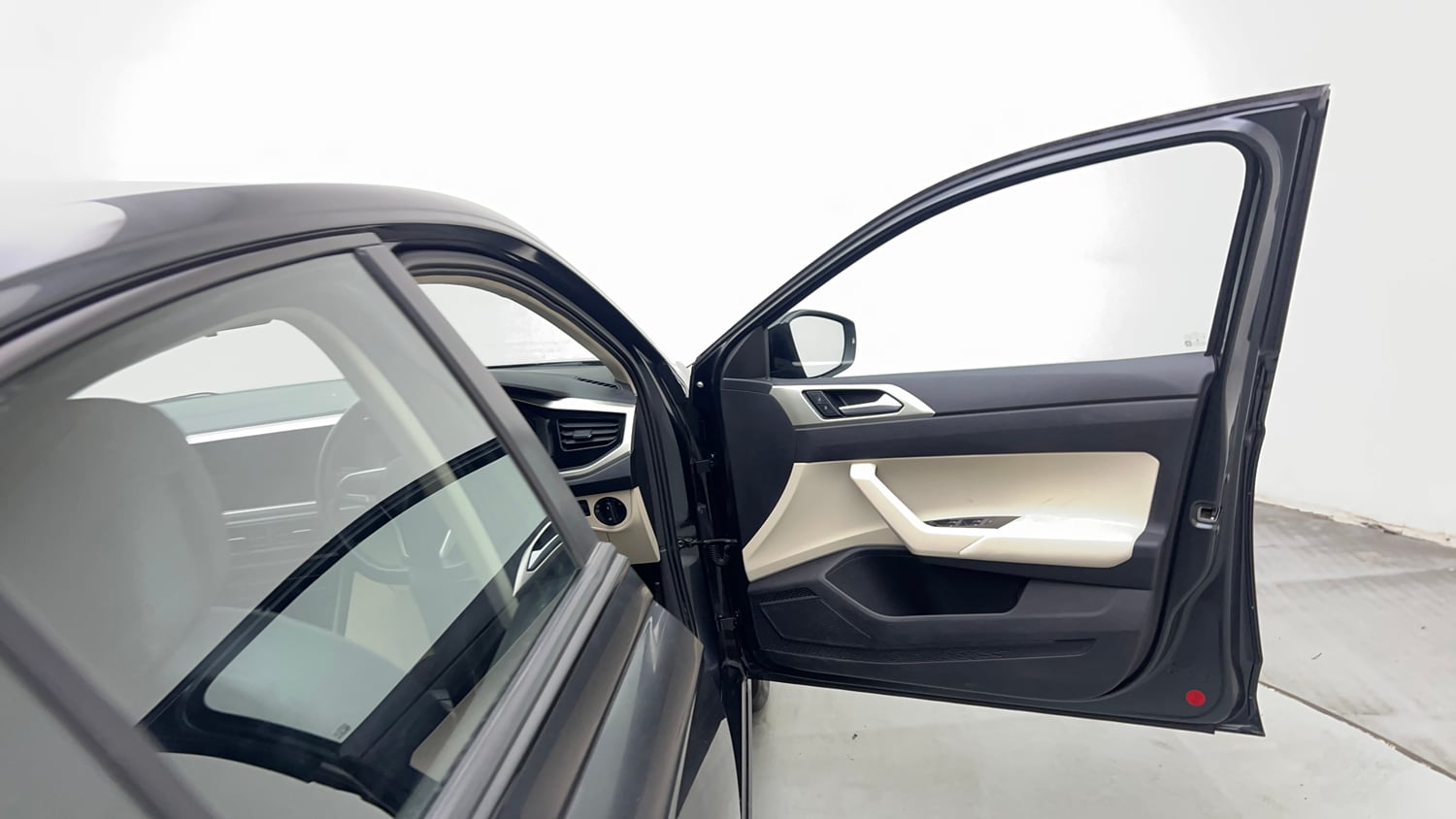 Used 2024 Volkswagen Virtus Highline 1.0 TSI AT Petrol Automatic interior RIGHT FRONT DOOR OPEN VIEW