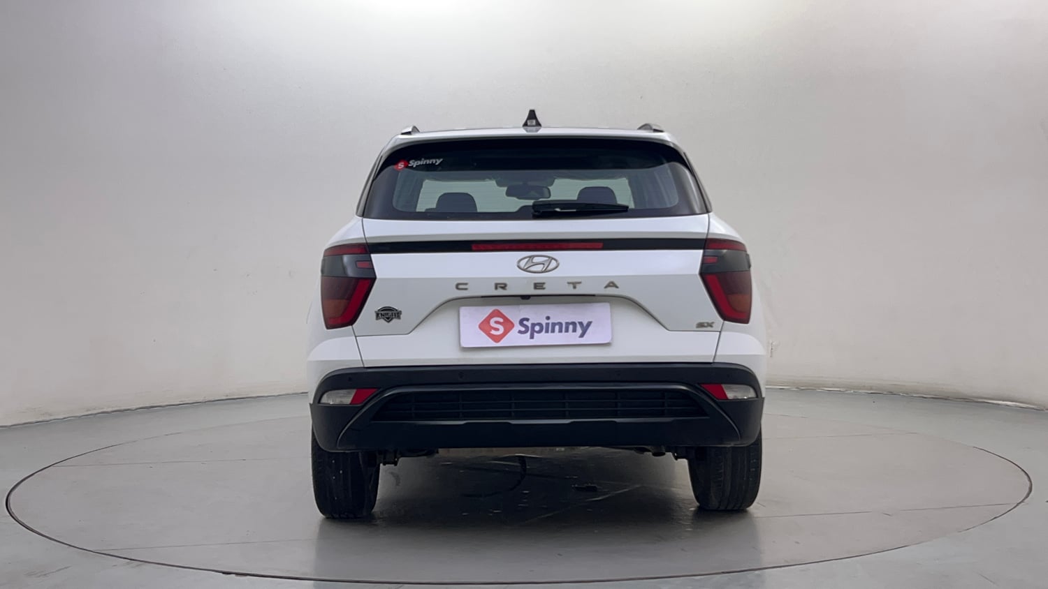 Used 2022 Hyundai Creta SX (O) 1.5 Petrol IVT Knight Petrol Automatic exterior BACK VIEW