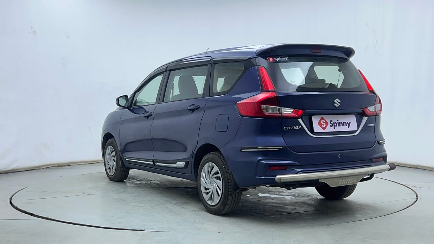 Used 2022 Maruti Suzuki New Ertiga VXi AT Petrol Automatic exterior LEFT REAR CORNER VIEW