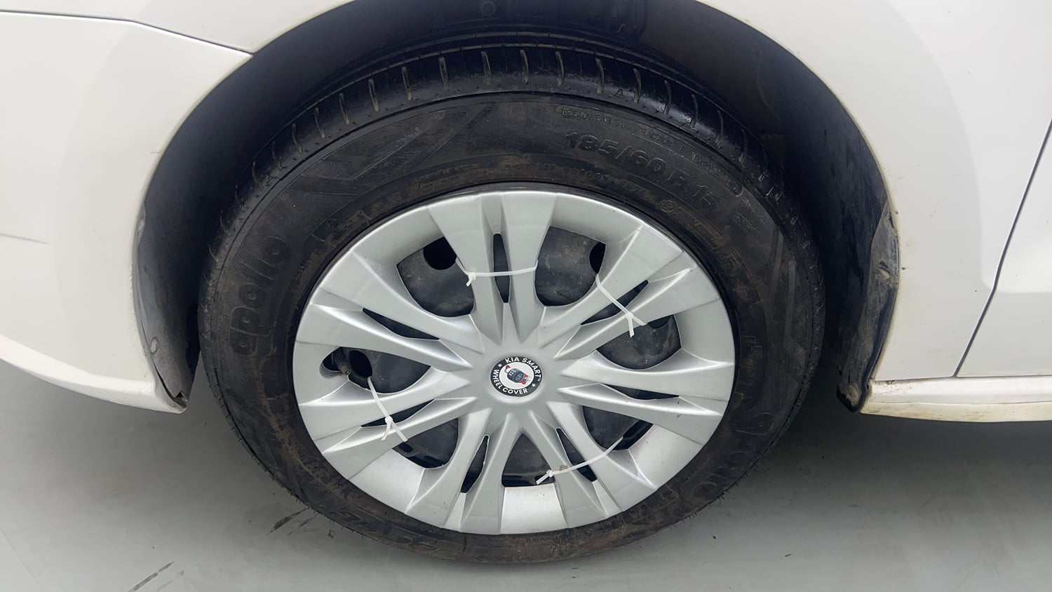 Used 2021 Skoda Rapid New Active 1.0 TSI AT Petrol Automatic tyres LEFT FRONT TYRE RIM VIEW