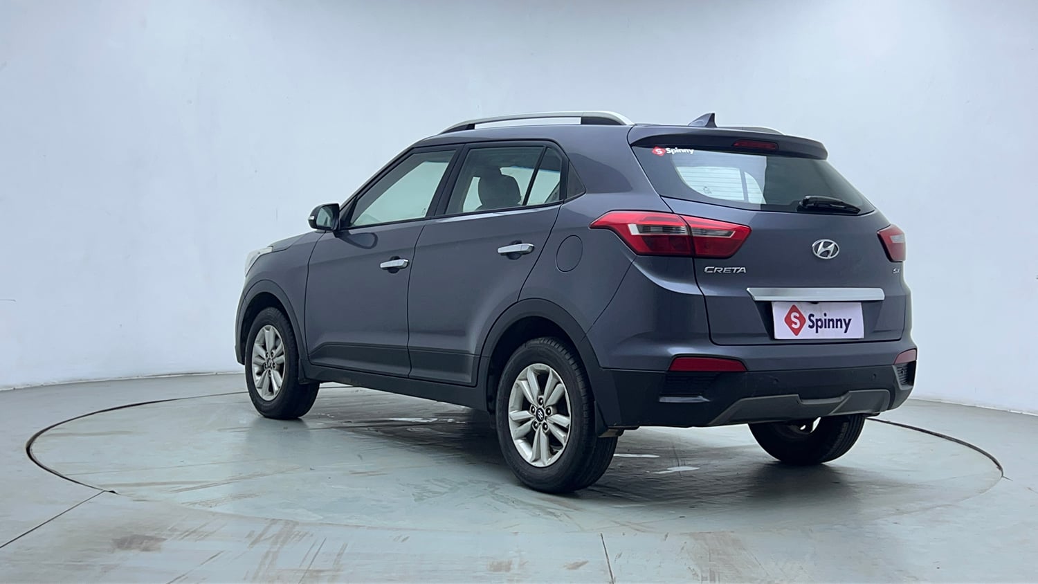 Used 2016 Hyundai Creta 1.6 SX Plus Petrol Petrol Manual exterior LEFT REAR CORNER VIEW