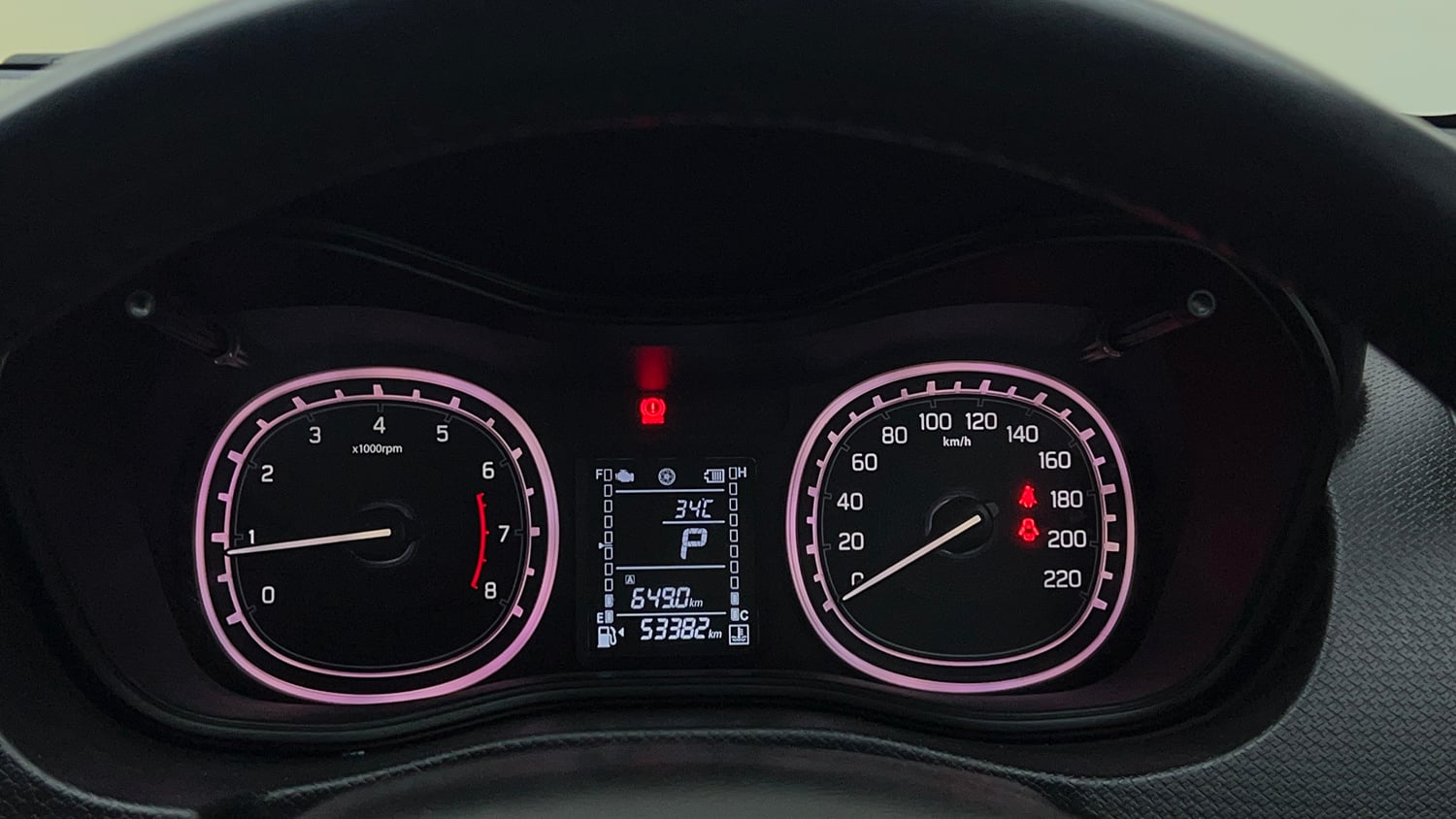 Used 2021 Maruti Suzuki Vitara Brezza ZXi Plus AT SHVS Petrol Automatic interior CLUSTERMETER VIEW