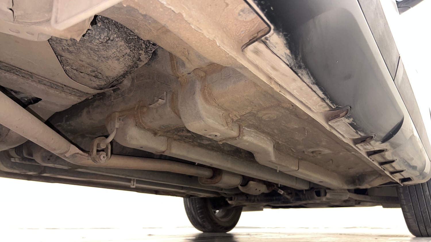 Used 2022 Hyundai Creta SX (O) 1.5 Petrol IVT Knight Petrol Automatic extra REAR RIGHT UNDERBODY VIEW