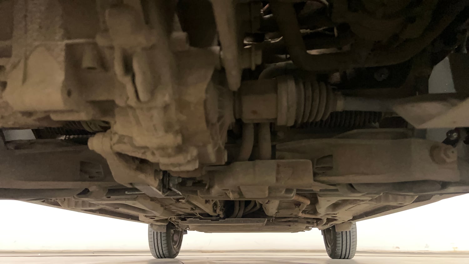 Used 2023 Tata Tiago EV XZ Plus Long Range Electric Automatic extra FRONT LEFT UNDERBODY VIEW