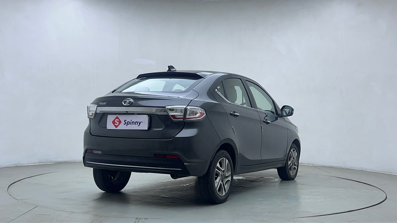 Used 2023 Tata Tigor XZA Plus Leatherette Pack Petrol Automatic exterior RIGHT REAR CORNER VIEW