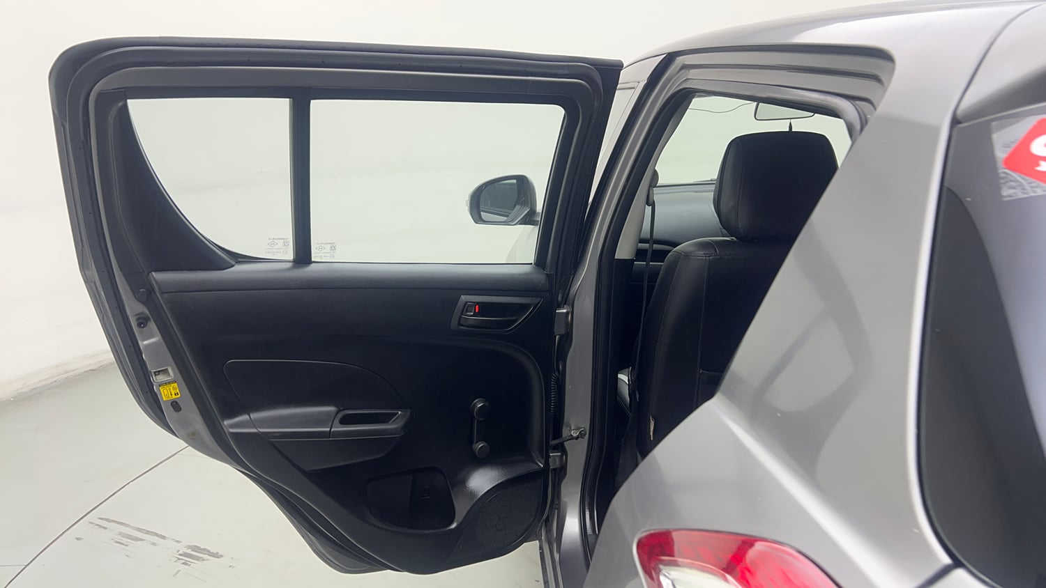 Used 2015 Maruti Suzuki Swift Lxi (O) Petrol Manual interior LEFT REAR DOOR OPEN VIEW