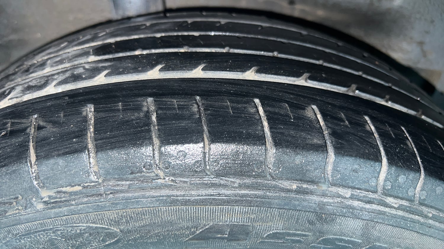 Used 2022 Honda WR-V VX MT Petrol Petrol Manual tyres RIGHT REAR TYRE TREAD VIEW