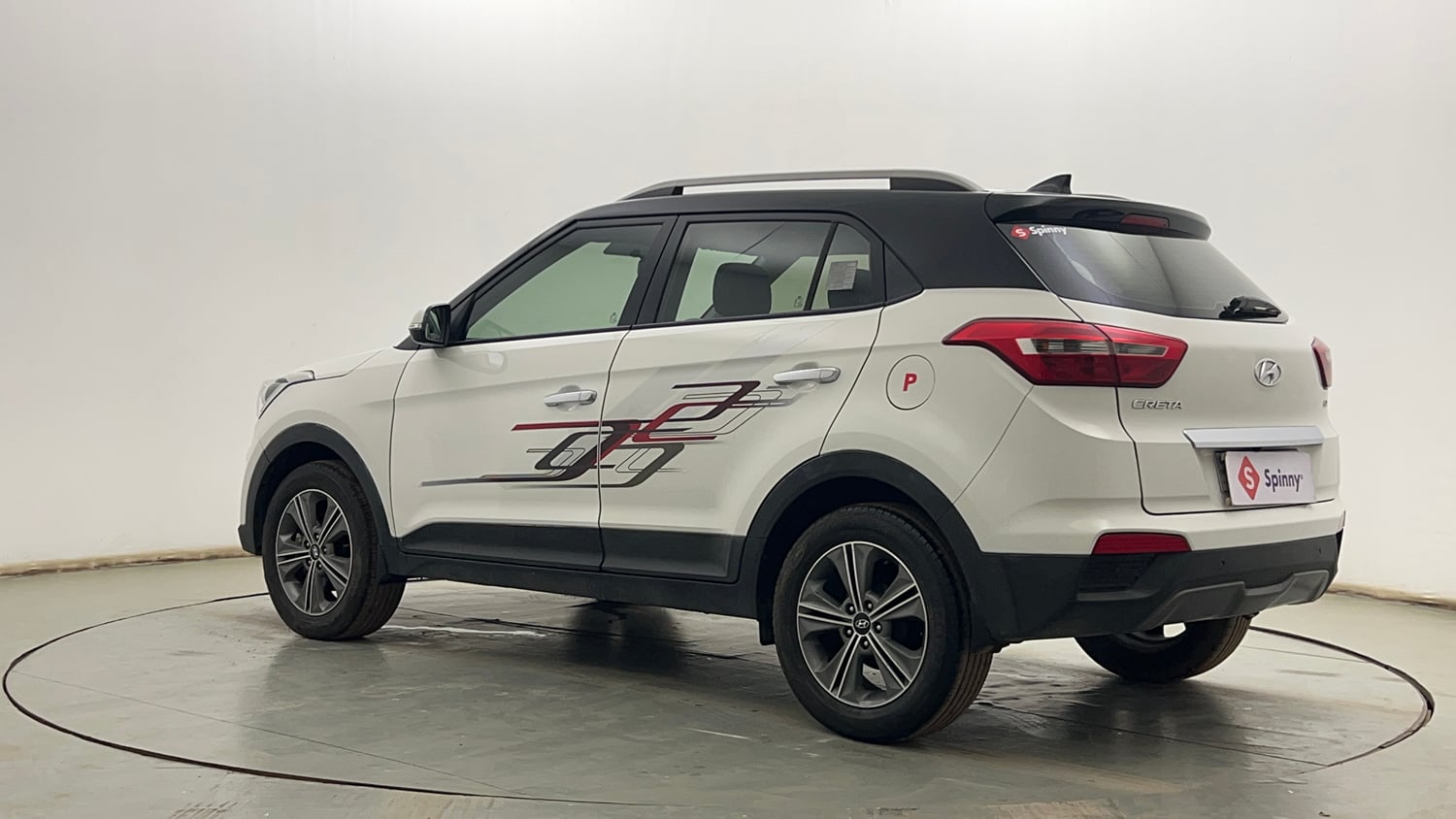 Used 2017 Hyundai Creta 1.6 SX Plus Petrol Special Edition Petrol Manual exterior LEFT REAR CORNER VIEW