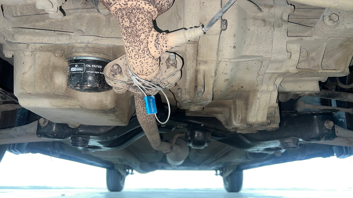 Used 2014 Maruti Suzuki Wagon R LXI CNG Cng Manual extra FRONT LEFT UNDERBODY VIEW