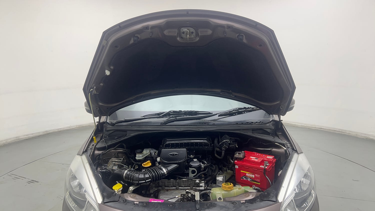 Used 2017 Tata Tiago Revotron XZA Petrol Automatic engine ENGINE & BONNET OPEN FRONT VIEW