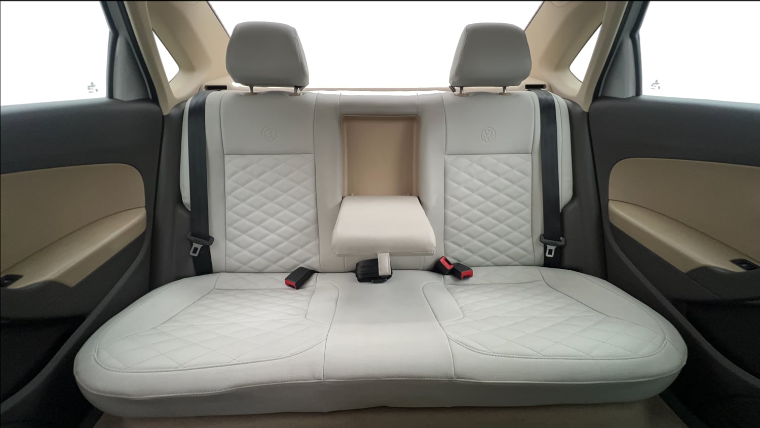 Used 2021 Volkswagen Vento Highline 1.0L TSI Petrol Manual interior REAR SEAT CONDITION VIEW