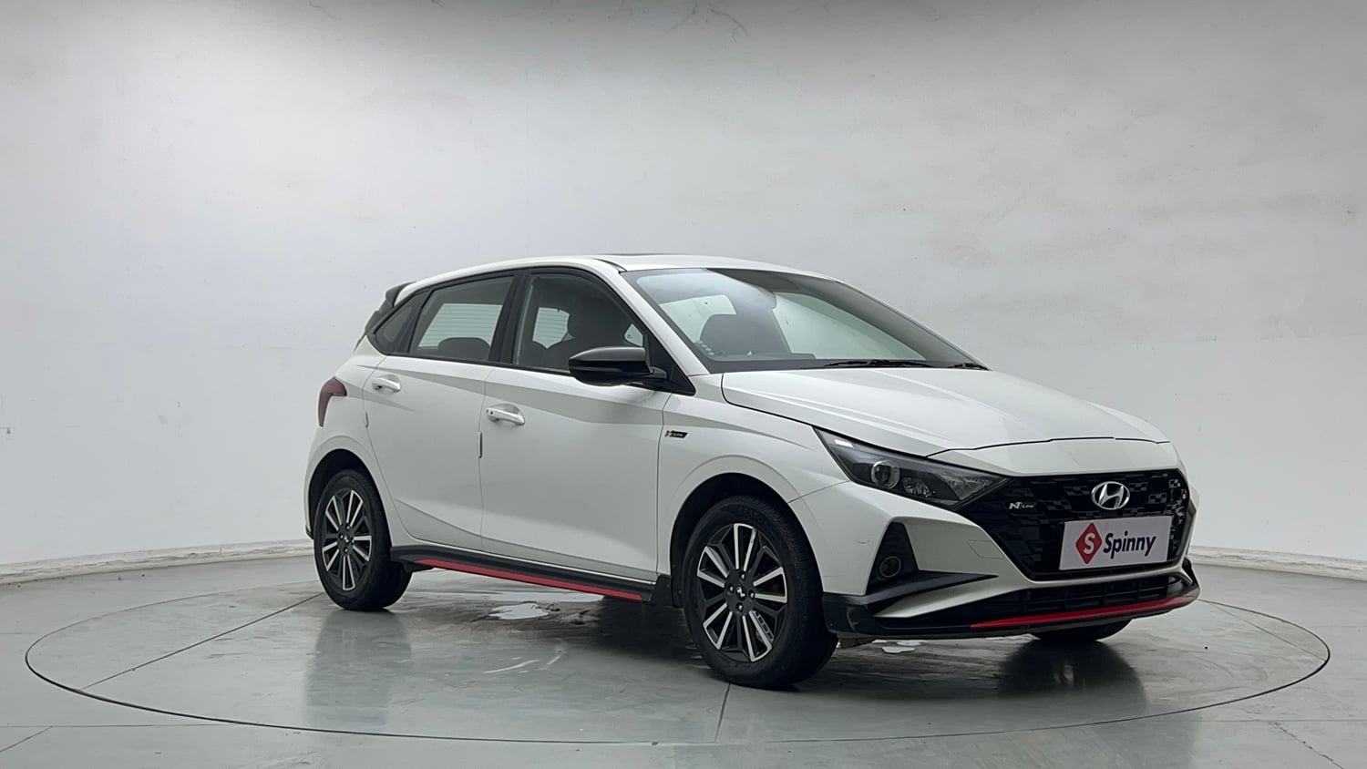 Used 2023 Hyundai i20 N Line N8 1.0 Turbo iMT Petrol Manual exterior RIGHT FRONT CORNER VIEW