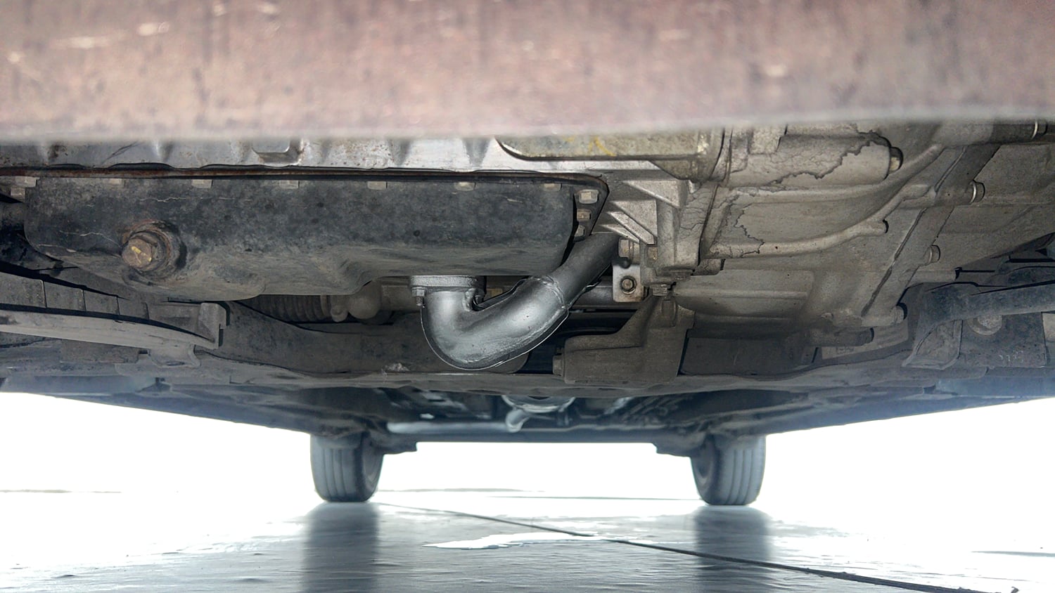 Used 2023 Tata Altroz XZ Diesel Diesel Manual extra FRONT LEFT UNDERBODY VIEW