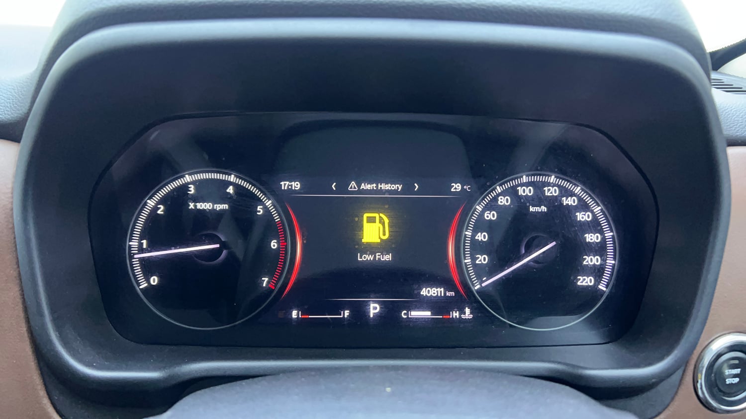 Used 2023 Mahindra Scorpio N Z8 L Petrol AT 6 STR Petrol Automatic interior CLUSTERMETER VIEW