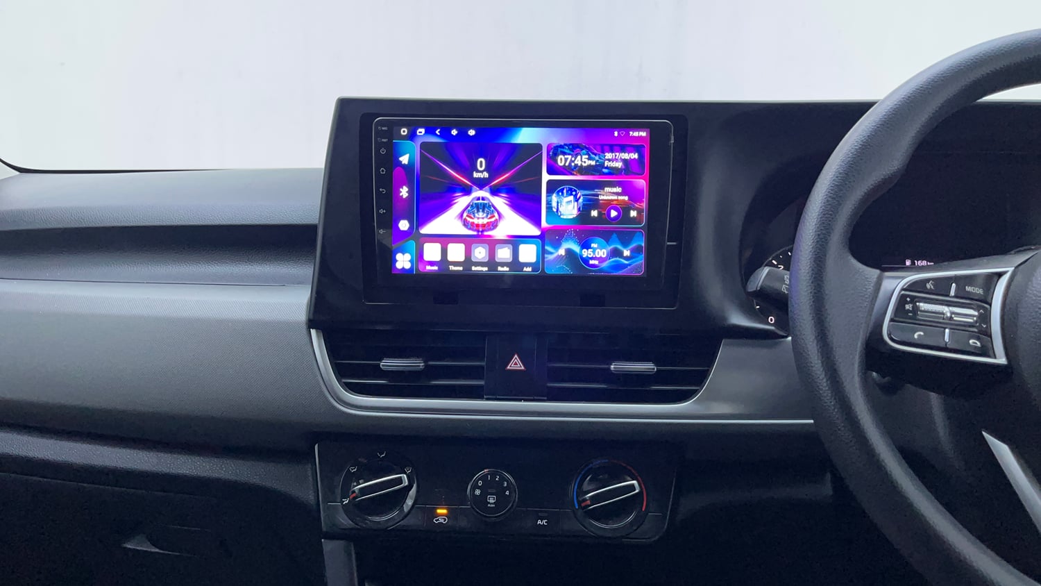 Used 2019 Kia Seltos HTK Plus 1.5 Diesel Diesel Manual interior MUSIC SYSTEM & AC CONTROL VIEW