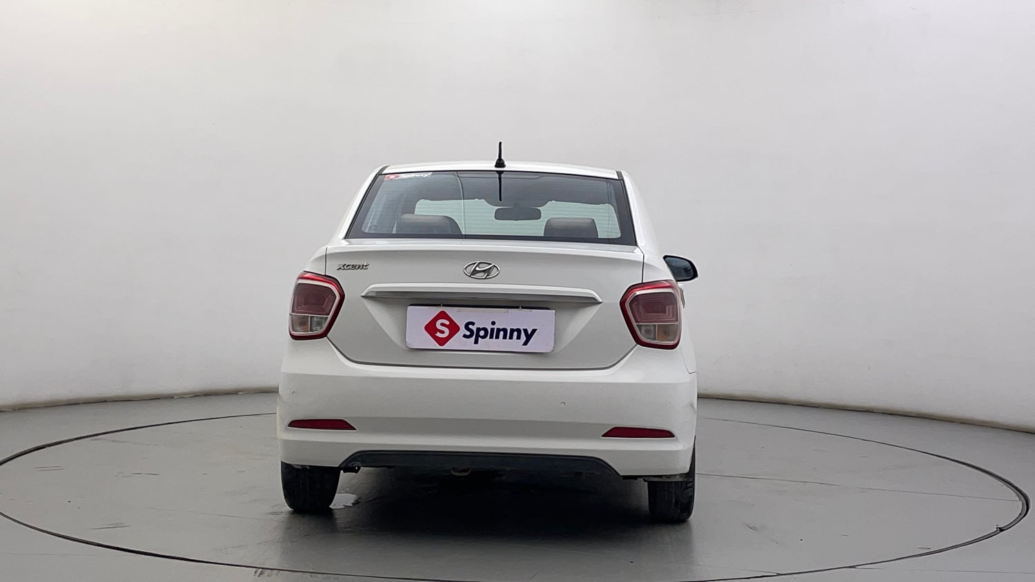 Used 2014 Hyundai Xcent S 1.2 (O) Petrol Manual exterior BACK VIEW