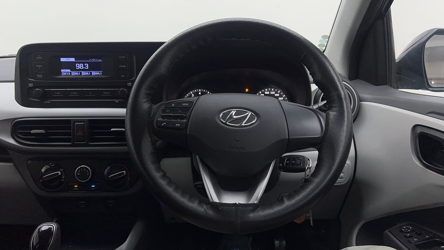Used 2019 Hyundai Grand i10 Nios Magna AMT 1.2 Kappa VTVT Petrol Automatic interior STEERING VIEW